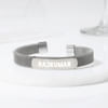 Gift Personalized Silver Stainless Steel Cuff Bracelet For Brother