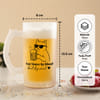 Gift Personalized Sister By Blood Frosted Cat Beer Mug For Rakhi