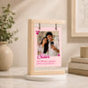 Personalized Sister Photo Wooden Frame for Rakhi