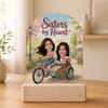 Personalized Sisters at Heart Caricature For Friends Online