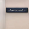 Buy Personalized Sleek 3D Nameplate - Dark Navy Blue