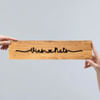 Personalized Sleek 3D Nameplate - Natural Oak Online