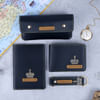 Personalized Sleek Black Travel Accessories Hamper Online