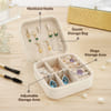 Gift Personalized Small Beige Jewellery Organiser Christmas Gift