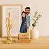 Shop Personalized Soulmates Caricature On Wooden Base