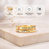 Gift Personalized Stackable Ring Duo for Mom