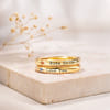 Personalized Stackable Ring Duo for Mom