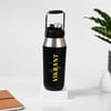 Personalized Stainless Steel Black Water Bottle For Him Online