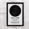 Shop Personalized Stars Above Us Couples Photo Frame - Single Piece