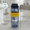 Gift Personalized Striking Blue Hydration Bottle - 1400 ml