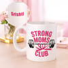 Personalized Strong Mom Mug