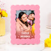 Gift Personalized Super Mumma Scalloped Frame