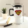 Buy Personalized Super Papa Travel Mug for Father's Day