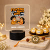 Personalized Sweet and Sour Moments Rakhi Hamper Online