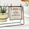 Buy Personalized Swing Planter And Polaroid For Boss