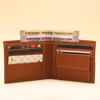 Buy Personalized Tan Leather Wallet For Men