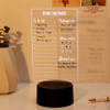 Gift Personalized Task Master LED Lamp