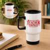 Personalized Teacher Things Travel Mug