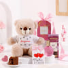 Personalized Teddy Love Valentine's Day Gift Hamper