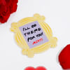 Gift Personalized There For You Valentine's Day Fridge Magnet
