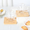 Shop Personalized Thermal Espresso Cups With Bamboo Coasters - Set Of 2