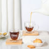 Personalized Thermal Espresso Cups With Bamboo Coasters - Set Of 2 Online