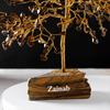 Gift Personalized Tiger's Eye Good Luck Gemstone Tree - 500 Chips