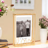 Buy Personalized Timeless Anniversary Golden Metal Frame