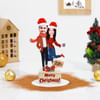 Personalized Tis The Season Couples Christmas Caricature Online