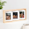Gift Personalized Triple Memory Wooden Photo Frame