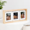 Shop Personalized Triple Memory Wooden Photo Frame