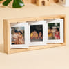 Personalized Triple Memory Wooden Photo Frame