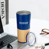 Shop Personalized Valentine's Day Blue Tumbler