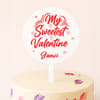 Personalized Valentines Cake Topper