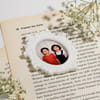 Gift Personalized Vintage Fridge Photo Magnet Set for Rakhi