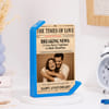 Shop Personalized Vintage Newspaper Photo Frame Stand