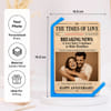 Gift Personalized Vintage Newspaper Photo Frame Stand