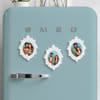 Personalized Vintage Photo Fridge Magnets