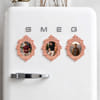 Gift Personalized Vintage Photo Magnets Set of 3 for Brother