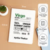 Gift Personalized Virgo Elements Notebook