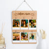 Personalized Wall-Mountable Wooden Photo Clip Board