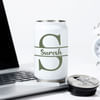 Gift Personalized White Can Tumbler