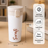 Gift Personalized White Coffee Sipper