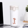 Buy Personalized White Coffee Sipper