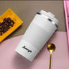 Gift Personalized White Insulated Coffee Tumbler