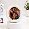 Buy Personalized White Round Frame for Diwali