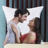 Personalized White Satin Photo Cushion Online
