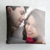 Gift Personalized White Satin Photo Cushion