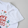 Buy Personalized Wife Mom Boss T-shirt - Ecru