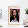 Gift Personalized Women's Day Wooden Photo Holder